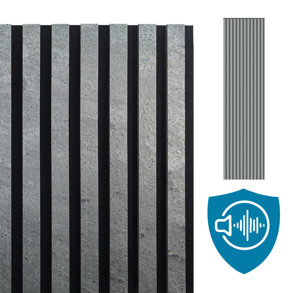 Slate-Lite Akustikpaneel Silver Grey