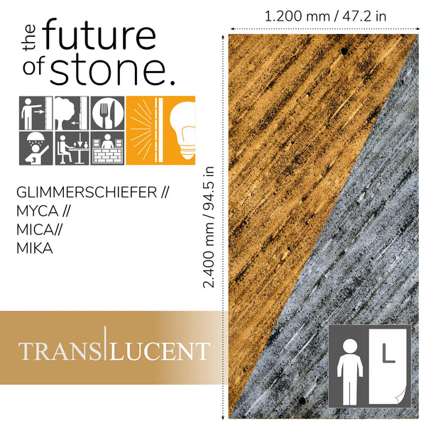 Stoneboard D.Black 45° TL 4mm