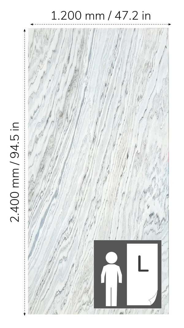 Slate-Lite Arctic White 45°