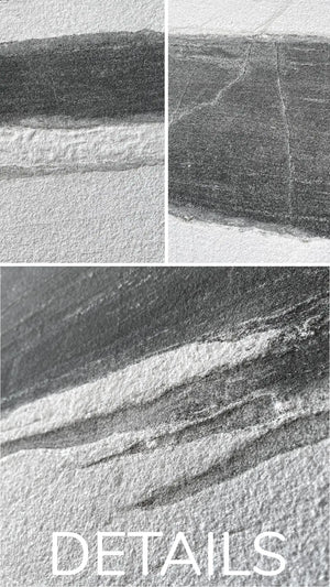Slate-Lite Panda White Bookmatching