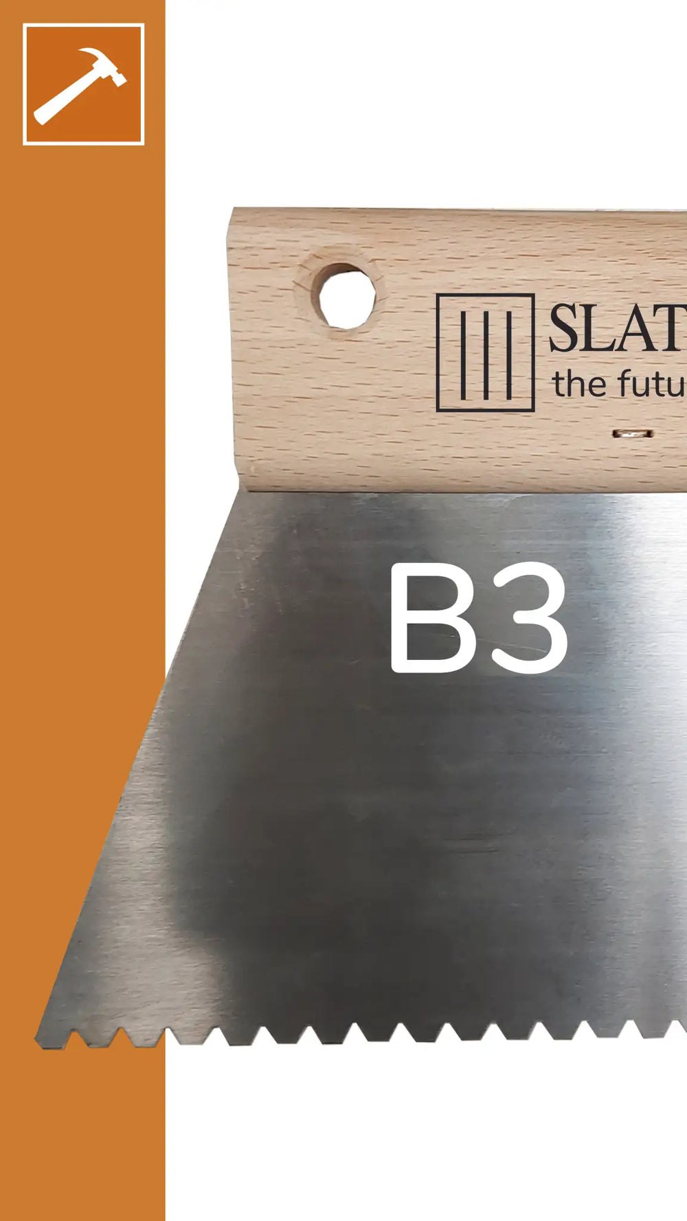 B3 notched trowel *