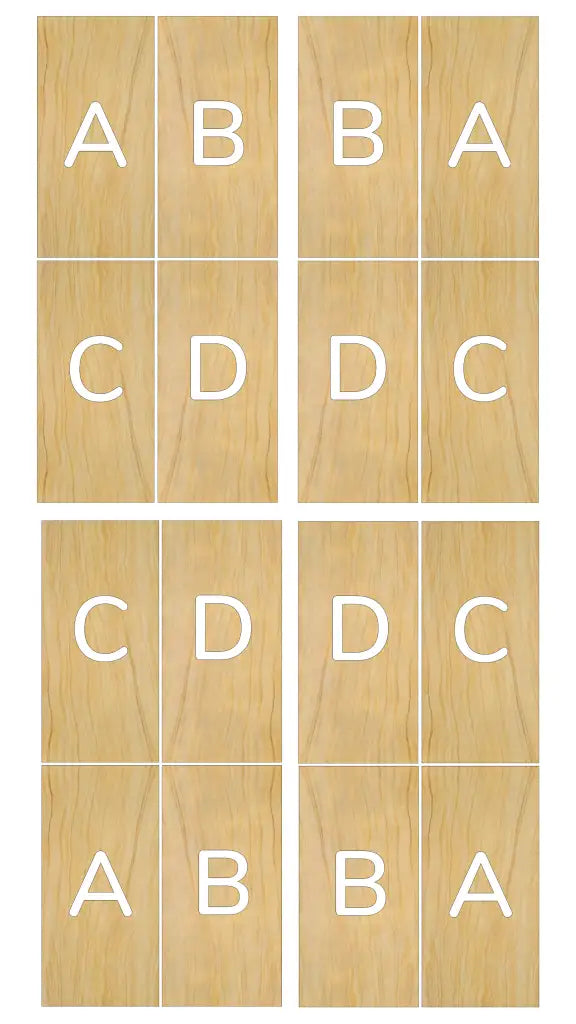 Translucent Teakwood Bookmatching