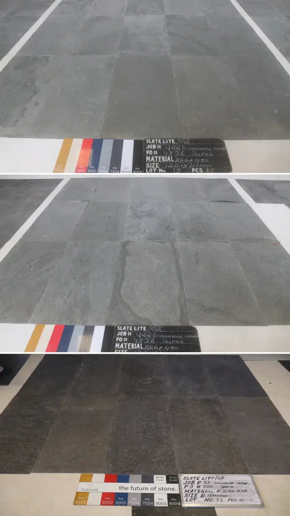 Slate-Lite Argento 110 × 55 cm (mixed batch)