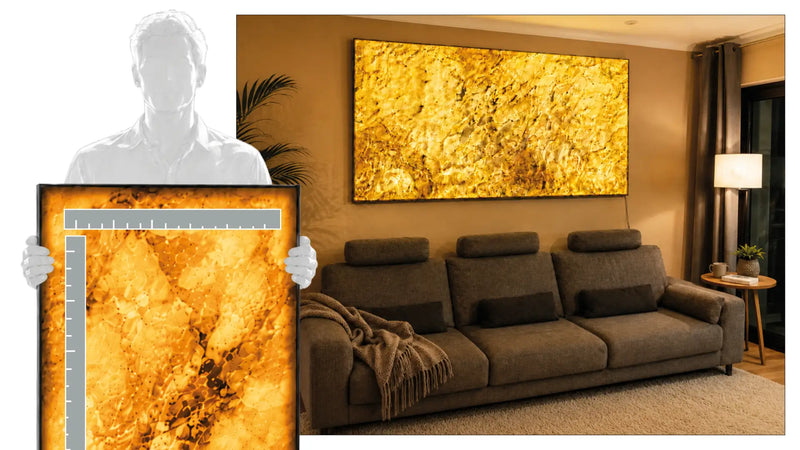 Custom-sized LED panels